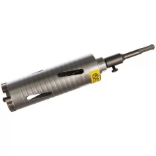 Коронка алмазная по армированному бетону 52*150 мм Hilberg Laser Deep Drill hd352