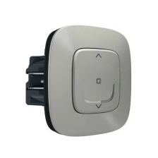 Legrand Коллекция умных устройств Valena Allure with NETATMO. Умный выключатель рольставней 500 ВА 230В. Цвет Алюминий