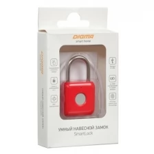 Умный замок Digma SmartLock P1 красный (навесной)