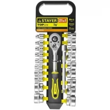 STAYER RSS 21M набор торцовых головок 21 предм., 27752-H21