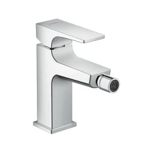 Смеситель для биде Hansgrohe Metropol Керамический картридж со сливным гарнитуром Хром (32520000)