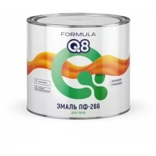 Эмаль ПФ-266 для пола алкидная Formula Q8, глянцевая, 0,9 кг, красно-коричневая