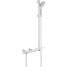 Термостат для душа с душевым гарнитуром, GROHE Grohtherm 1000 Cosmopolitan M, хром, (34321002)