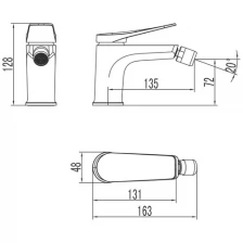 Смеситель Lemark Bronx LM3708BL черный