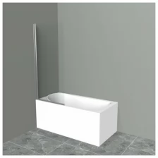 BelBagno Душевая шторка на ванну BelBagno UNO-V-1-85/150-P-Cr