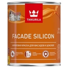 Краска для фасадов и цоколей Facade Silicon (Фасад Силикон) TIKKURILA 0,9л белый (база А)