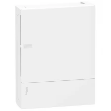 Бокс навесной Schneider Electric Mini Pragma 24 модуля (2x12) с белой дверью 2 шины N и PE