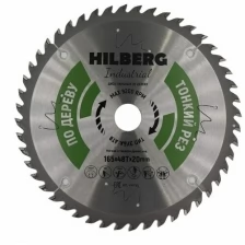 Диск пильный Industrial Дерево (165x20 мм; 48Т) Hilberg HWT166