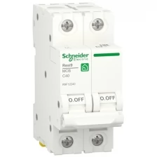 Автоматический выключатель SCHNEIDER ELECTRIC RESI9 (АВ) С 25А 2P 6000А, R9F12225