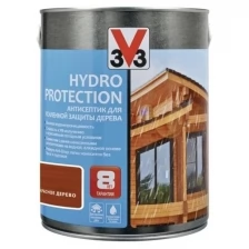 Акриловый антисептик для дерева HYDRO PROTECTION полуглянец Венге 0,9л.