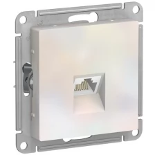 Розетка компьютерная RJ45 SCHNEIDER ELECTRIC AtlasDesign, кат. 5Е, механизм, жемчуг